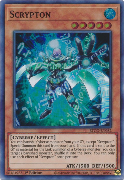 Scrypton [ETCO-EN082] Super Rare | Jomio and Rueliete's Cards and Comics