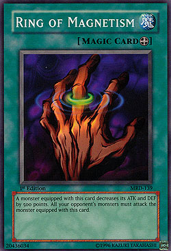 Ring of Magnetism [MRD-139] Common | Jomio and Rueliete's Cards and Comics