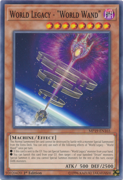 World Legacy - "World Wand" [MP19-EN165] Common | Jomio and Rueliete's Cards and Comics