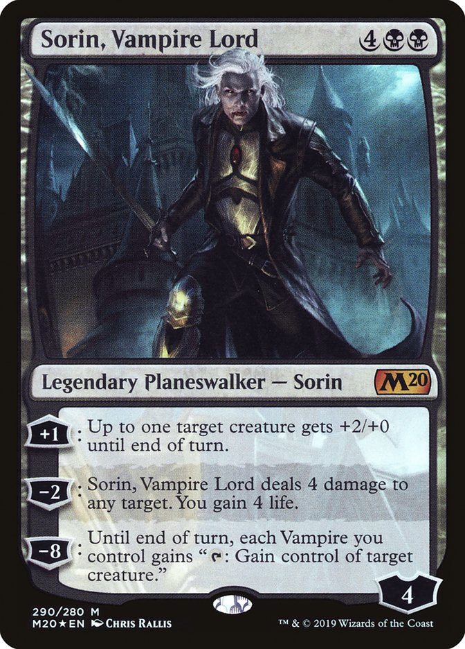 Sorin, Vampire Lord [Core Set 2020] | Jomio and Rueliete's Cards and Comics