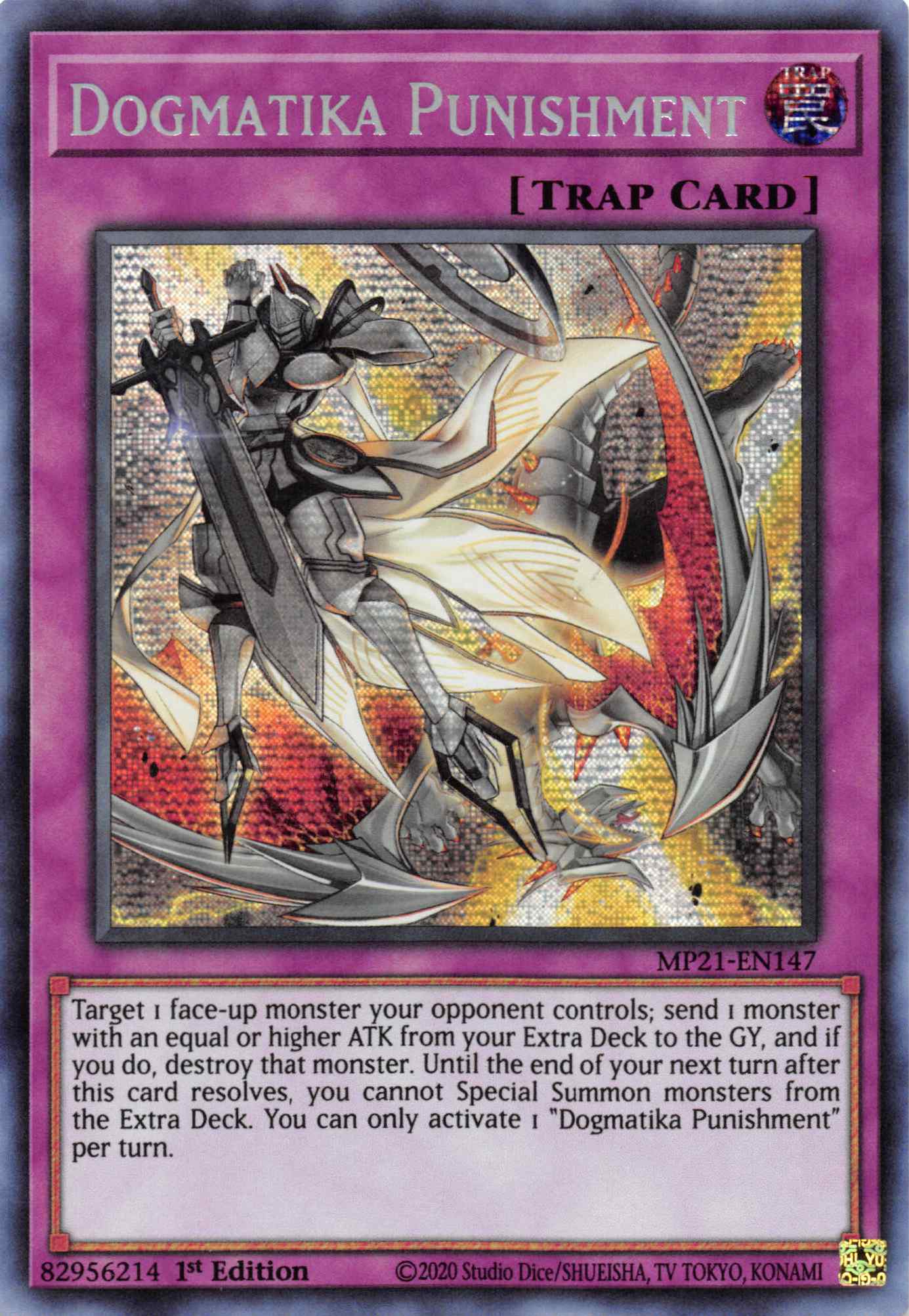 Dogmatika Punishment [MP21-EN147] Prismatic Secret Rare | Jomio and Rueliete's Cards and Comics