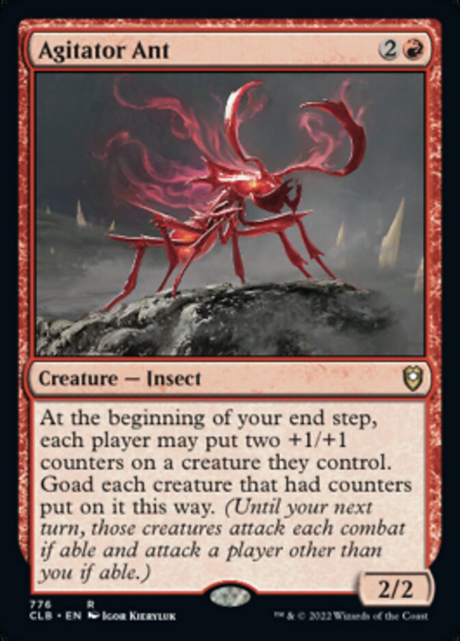 Agitator Ant [Commander Legends: Battle for Baldur's Gate] | Jomio and Rueliete's Cards and Comics