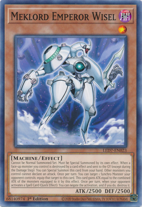 Meklord Emperor Wisel [LED7-EN023] Common | Jomio and Rueliete's Cards and Comics