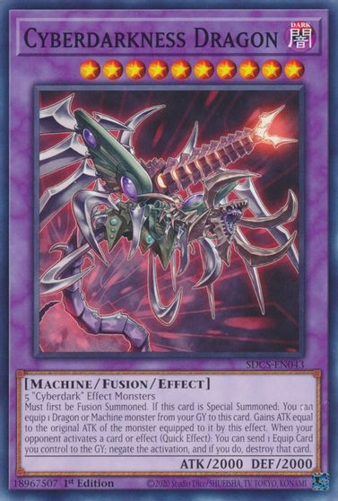 Cyberdarkness Dragon [SDCS-EN043] Common | Jomio and Rueliete's Cards and Comics