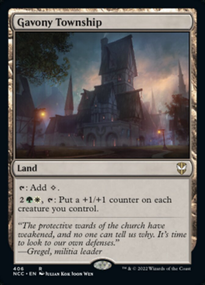 Gavony Township [Streets of New Capenna Commander] | Jomio and Rueliete's Cards and Comics