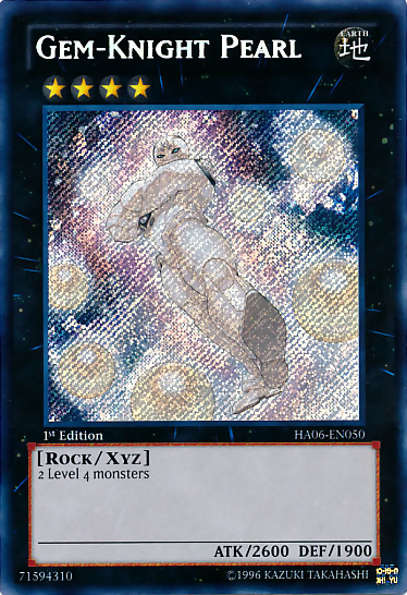 Gem-Knight Pearl [HA06-EN050] Secret Rare | Jomio and Rueliete's Cards and Comics