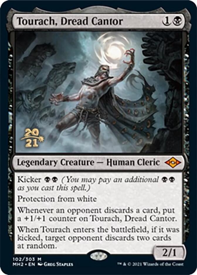 Tourach, Dread Cantor [Modern Horizons 2 Prerelease Promos] | Jomio and Rueliete's Cards and Comics