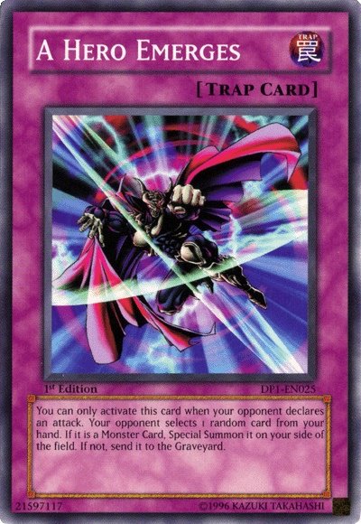 A Hero Emerges [DP1-EN025] Common | Jomio and Rueliete's Cards and Comics