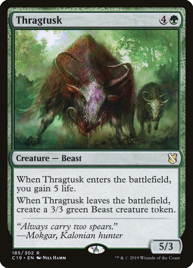 Thragtusk [Commander 2019] | Jomio and Rueliete's Cards and Comics