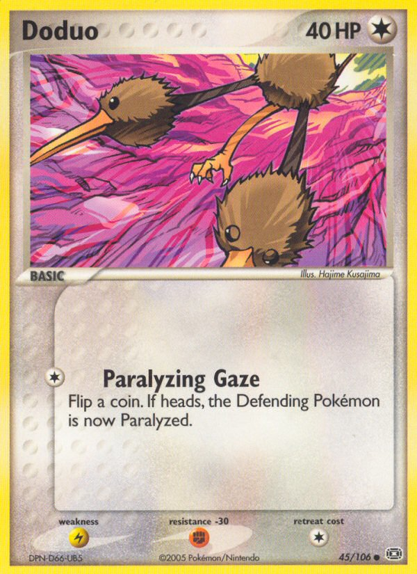 Doduo (45/106) [EX: Emerald] | Jomio and Rueliete's Cards and Comics