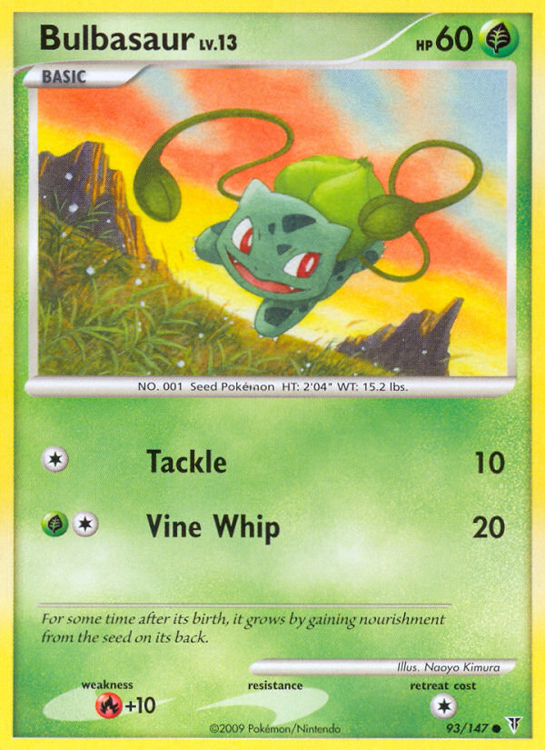 Bulbasaur (93/147) [Platinum: Supreme Victors] | Jomio and Rueliete's Cards and Comics