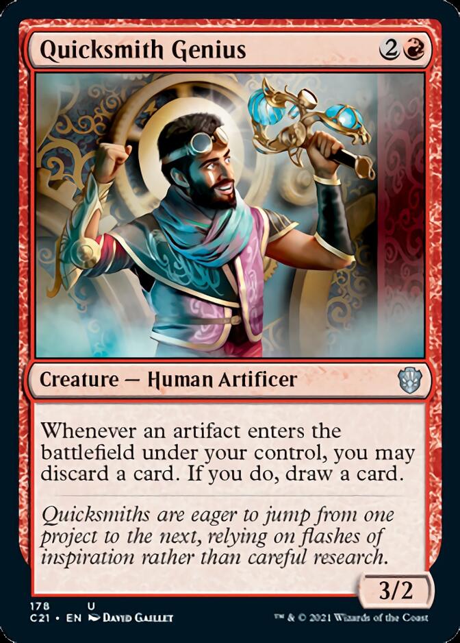 Quicksmith Genius [Commander 2021] | Jomio and Rueliete's Cards and Comics