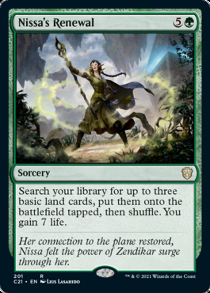 Nissa's Renewal [Commander 2021] | Jomio and Rueliete's Cards and Comics
