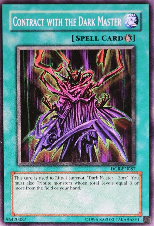 Contract with the Dark Master [DCR-EN087] Common | Jomio and Rueliete's Cards and Comics
