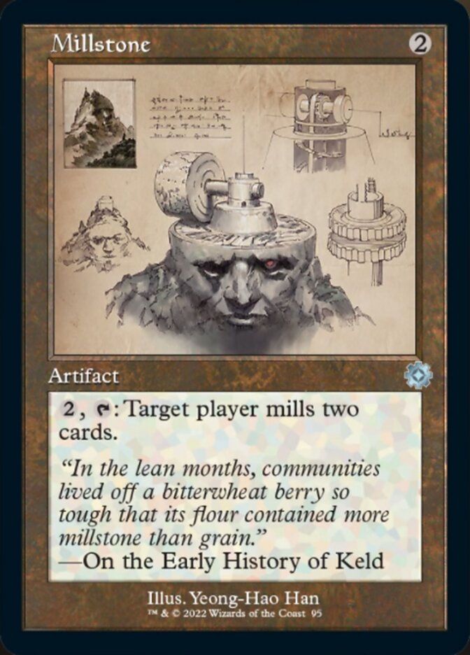 Millstone (Retro Schematic) [The Brothers' War Retro Artifacts] | Jomio and Rueliete's Cards and Comics