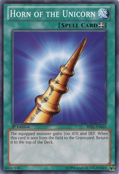 Horn of the Unicorn [BP01-EN069] Common | Jomio and Rueliete's Cards and Comics