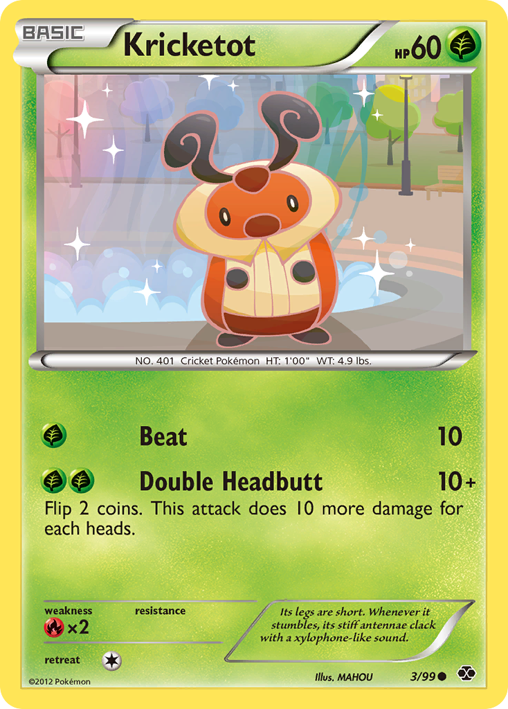 Kricketot (3/99) [Black & White: Next Destinies] | Jomio and Rueliete's Cards and Comics