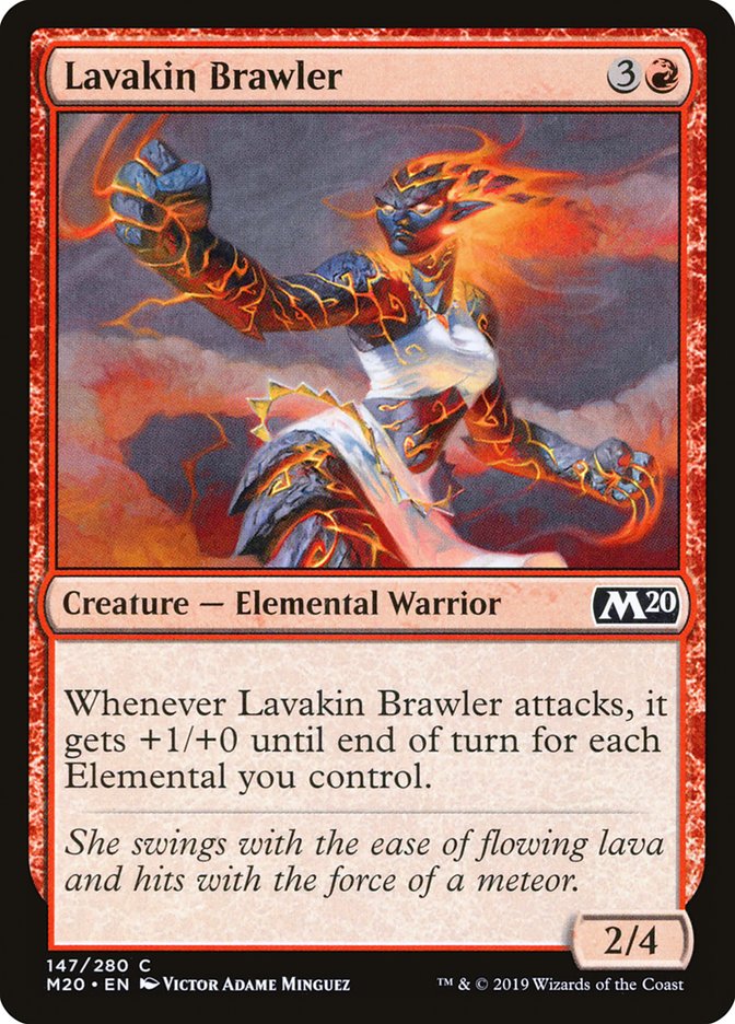 Lavakin Brawler [Core Set 2020] | Jomio and Rueliete's Cards and Comics