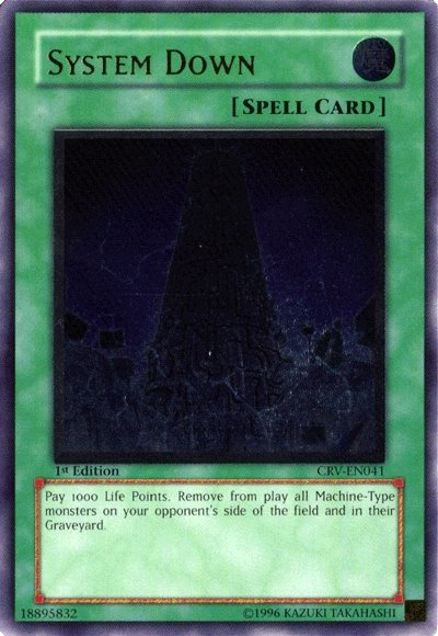 System Down (UTR) [CRV-EN041] Ultimate Rare | Jomio and Rueliete's Cards and Comics