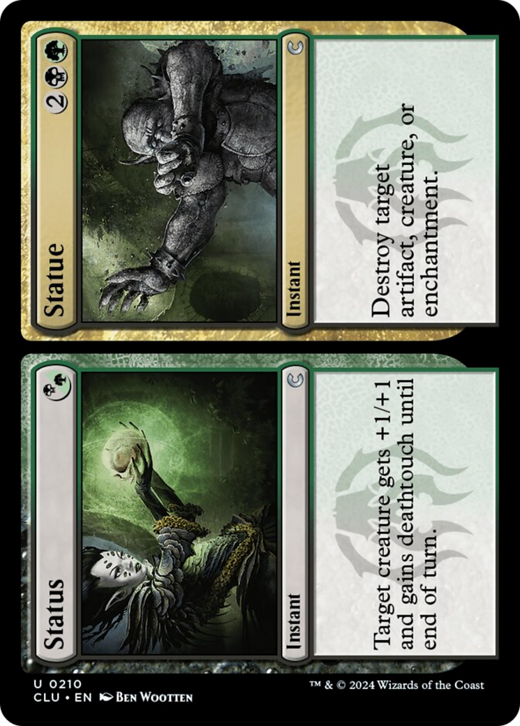 Status // Statue [Ravnica: Clue Edition] | Jomio and Rueliete's Cards and Comics