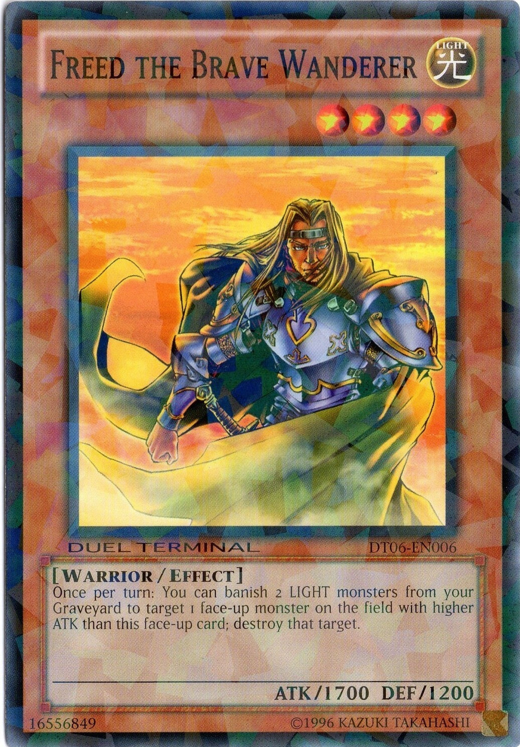 Freed the Brave Wanderer [DT06-EN006] Common | Jomio and Rueliete's Cards and Comics