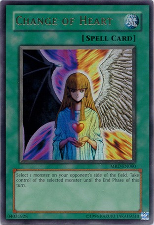 Change of Heart [MRD-EN060] Ultra Rare | Jomio and Rueliete's Cards and Comics