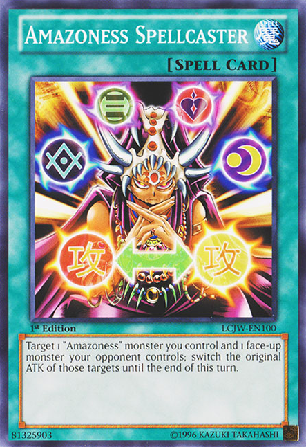 Amazoness Spellcaster [LCJW-EN100] Common | Jomio and Rueliete's Cards and Comics