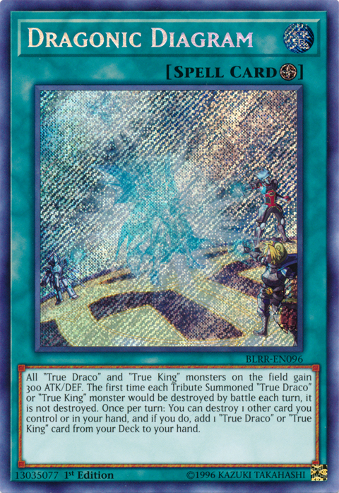 Dragonic Diagram [BLRR-EN096] Secret Rare | Jomio and Rueliete's Cards and Comics
