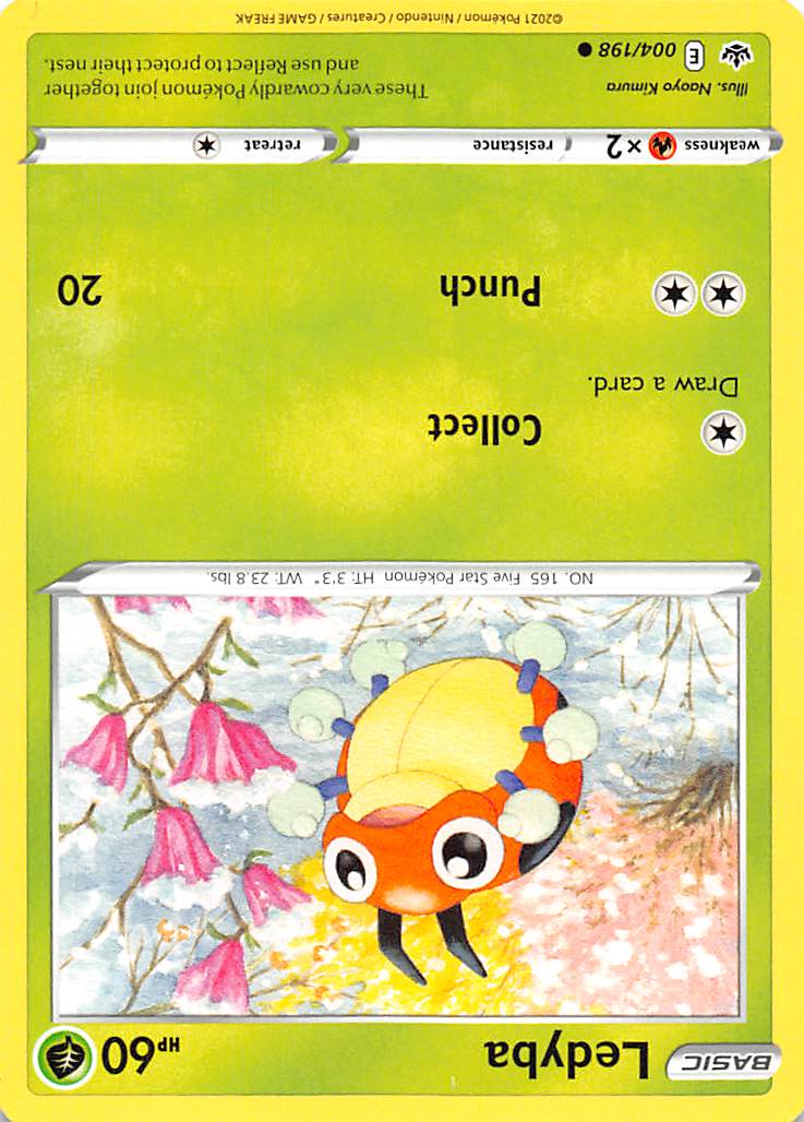 Ledyba (004/198) [Sword & Shield: Chilling Reign] | Jomio and Rueliete's Cards and Comics
