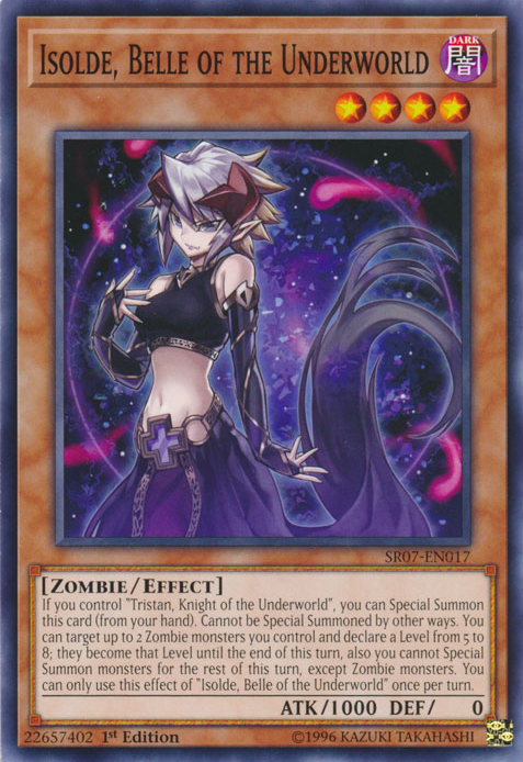 Isolde, Belle of the Underworld [SR07-EN017] Common | Jomio and Rueliete's Cards and Comics
