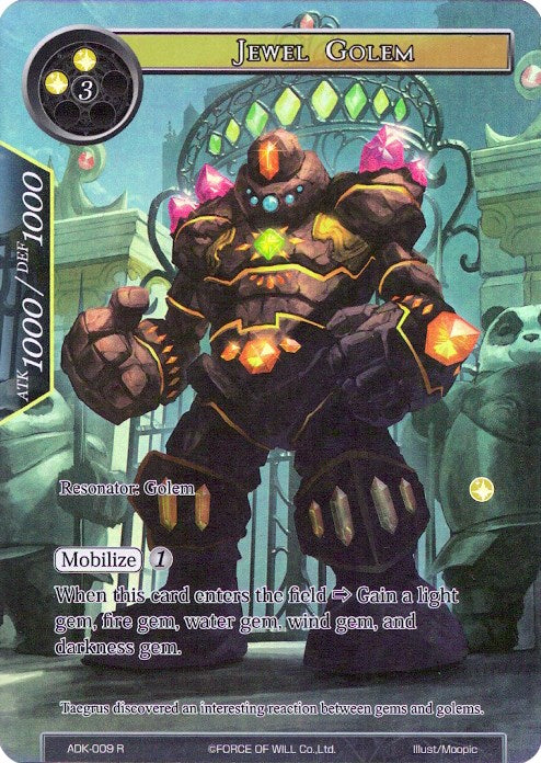 Jewel Golem (Full Art) (ADK-009) [Advent of the Demon King] | Jomio and Rueliete's Cards and Comics