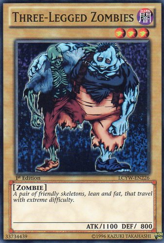 Three-Legged Zombies [LCYW-EN226] Super Rare | Jomio and Rueliete's Cards and Comics