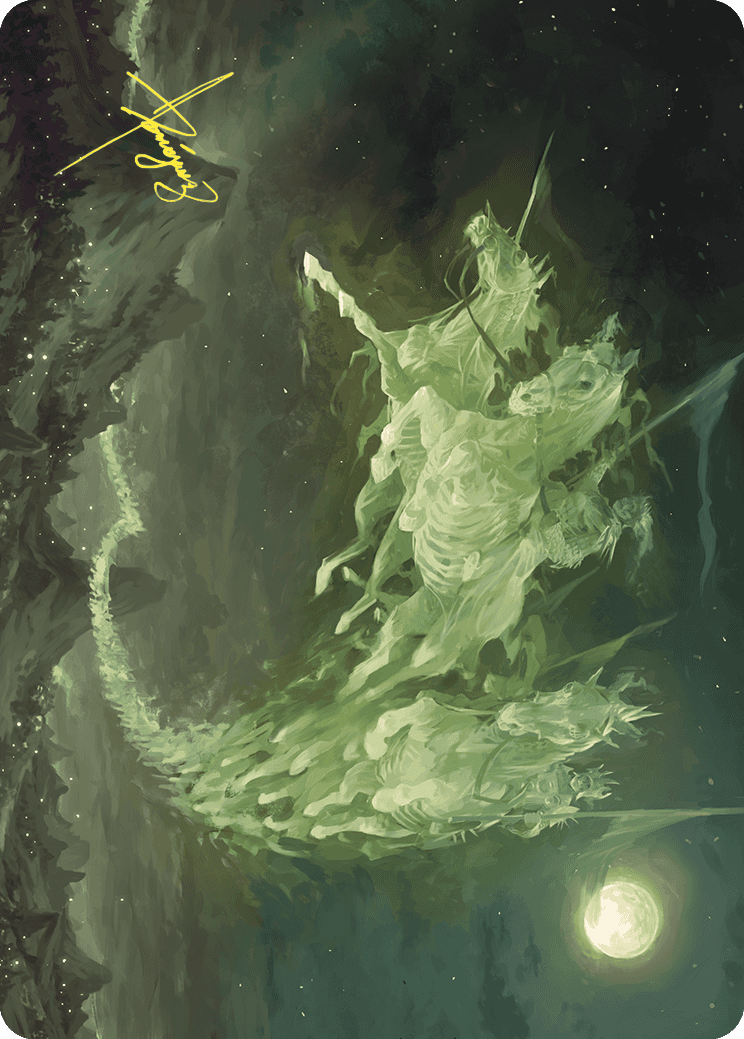 Moonshaker Cavalry Art Card (Gold-Stamped Signature) [Wilds of Eldraine Art Series] | Jomio and Rueliete's Cards and Comics