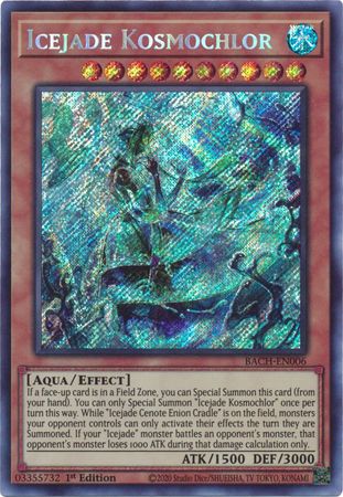 Icejade Kosmochlor [BACH-EN006] Secret Rare | Jomio and Rueliete's Cards and Comics
