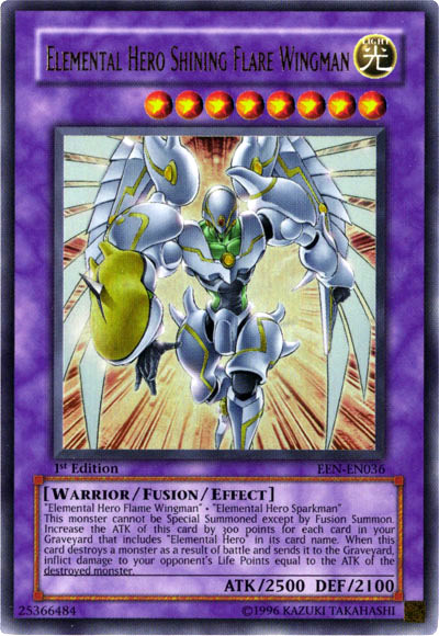 Elemental Hero Shining Flare Wingman [EEN-EN036] Ultra Rare | Jomio and Rueliete's Cards and Comics