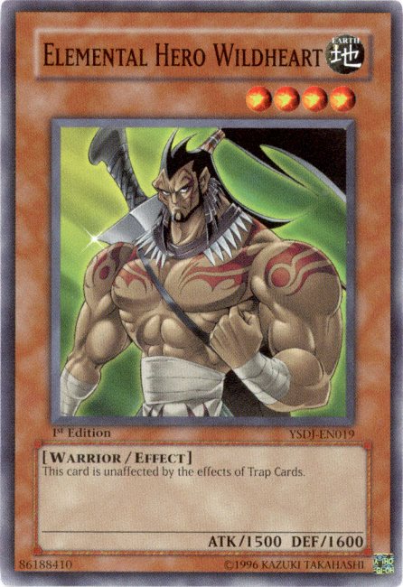 Elemental HERO Wildheart [YSDJ-EN019] Common | Jomio and Rueliete's Cards and Comics
