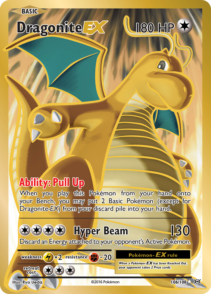 Dragonite EX (106/108) [XY: Evolutions] | Jomio and Rueliete's Cards and Comics