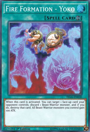 Fire Formation - Yoko [FIGA-EN030] Super Rare | Jomio and Rueliete's Cards and Comics