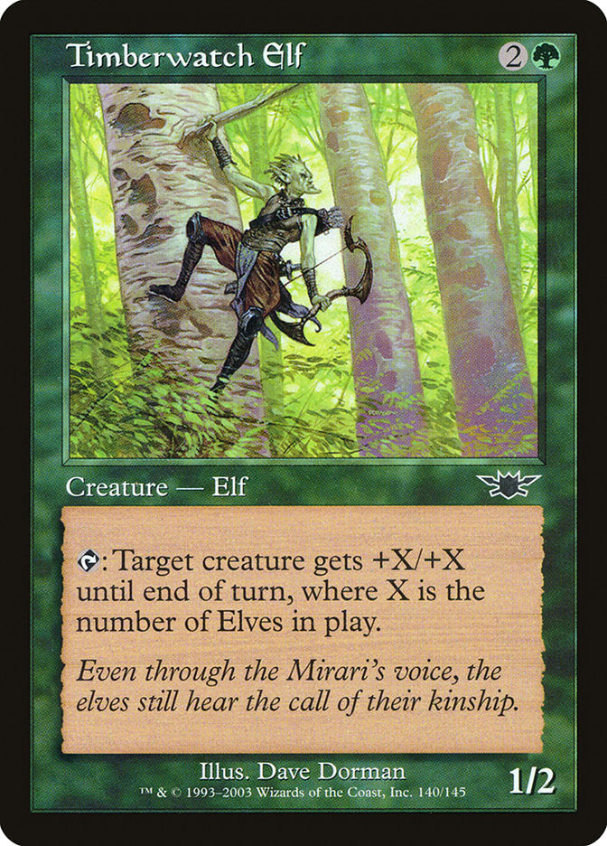 Timberwatch Elf [Legions] | Jomio and Rueliete's Cards and Comics