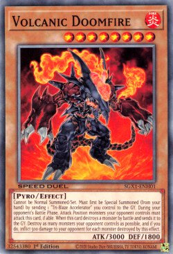 Volcanic Doomfire [SGX1-ENH01] Common | Jomio and Rueliete's Cards and Comics