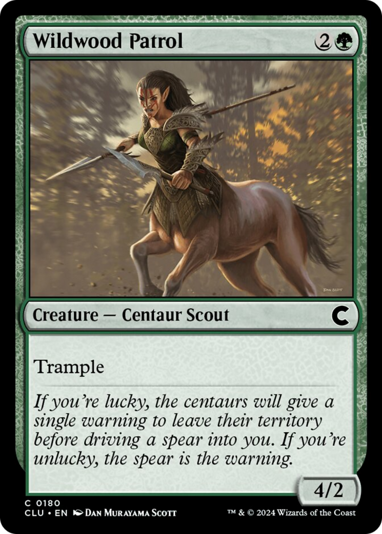 Wildwood Patrol [Ravnica: Clue Edition] | Jomio and Rueliete's Cards and Comics