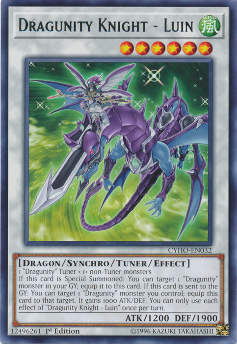 Dragunity Knight - Luin [CYHO-EN032] Rare | Jomio and Rueliete's Cards and Comics
