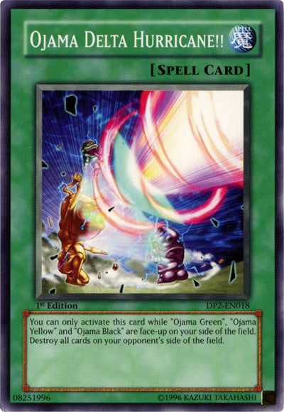 Ojama Delta Hurricane!! [DP2-EN018] Common | Jomio and Rueliete's Cards and Comics