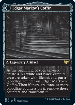 Edgar, Charmed Groom // Edgar Markov's Coffin [Innistrad: Double Feature] | Jomio and Rueliete's Cards and Comics