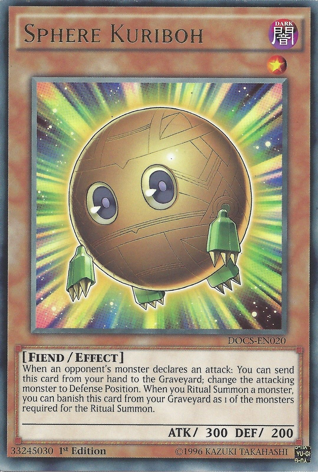 Sphere Kuriboh [DOCS-EN020] Rare | Jomio and Rueliete's Cards and Comics