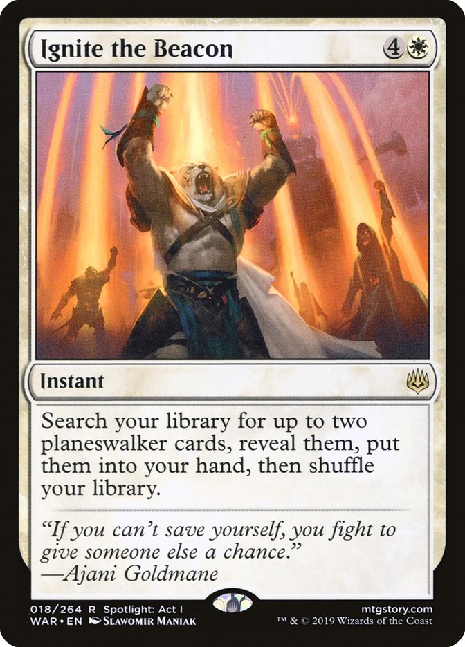 Ignite the Beacon [War of the Spark] | Jomio and Rueliete's Cards and Comics