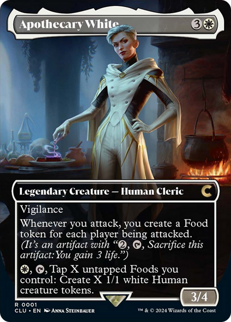 Apothecary White (Borderless) [Ravnica: Clue Edition] | Jomio and Rueliete's Cards and Comics