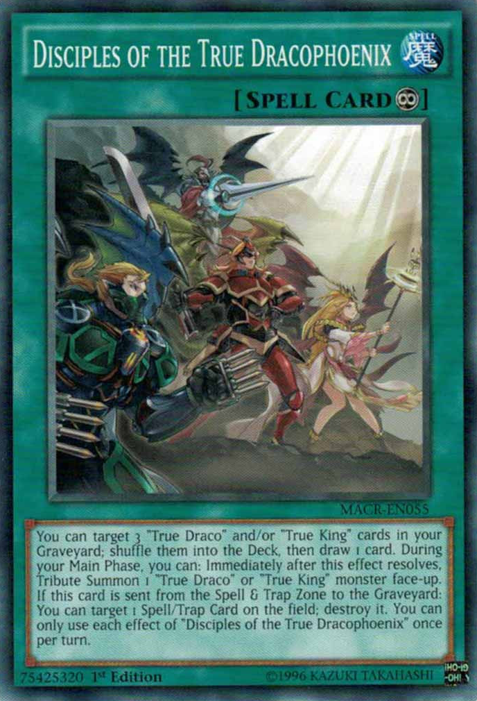 Disciples of the True Dracophoenix [MACR-EN055] Common | Jomio and Rueliete's Cards and Comics