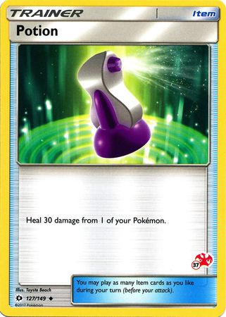 Potion (127/149) (Charizard Stamp #37) [Battle Academy 2020] | Jomio and Rueliete's Cards and Comics