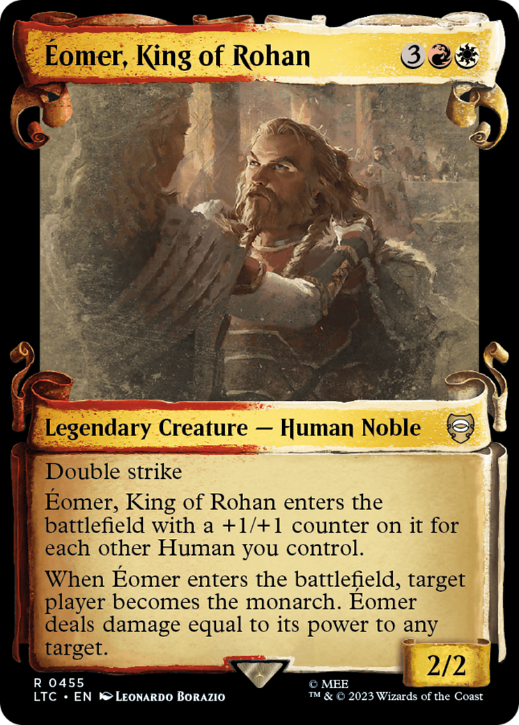 Eomer, King of Rohan [The Lord of the Rings: Tales of Middle-Earth Commander Showcase Scrolls] | Jomio and Rueliete's Cards and Comics